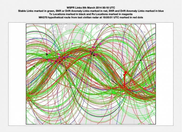 新研究表明MH370飛行員執(zhí)行了大量復雜的變向和調速操作