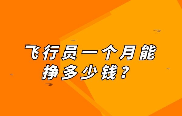 飛行員一個月能掙多少錢？一位民航機(jī)長的工資單